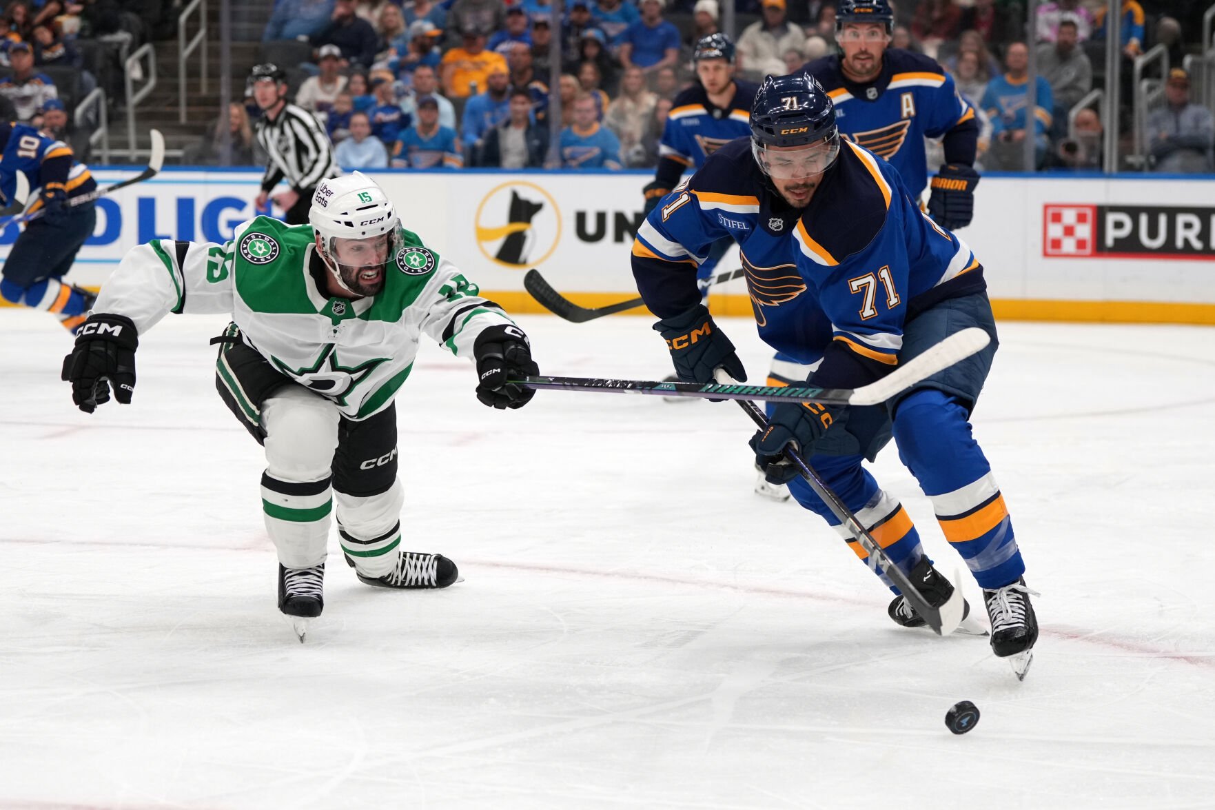 Stars Blues Hockey